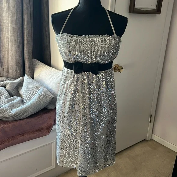 Betsey Johnson | Dresses | Silver Sequin Betsey Johnson Party Dress Sz 6 | Poshmark Betsey Johnson | Dresses | Silver Sequin Betsey Johnson Party Dress Sz 6 | Poshmark